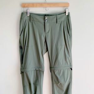 Columbia Women’s Trail Pants/Shorts, Size2, Sage